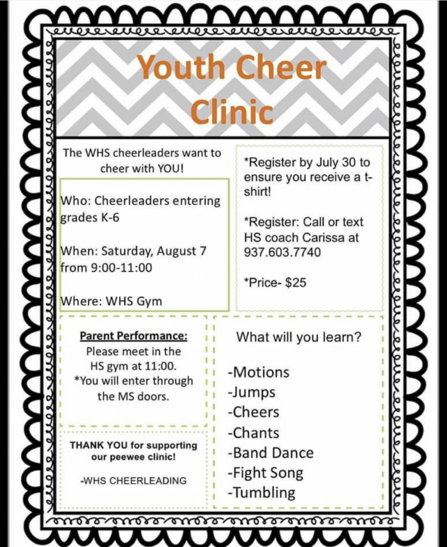 youth cheer clinic